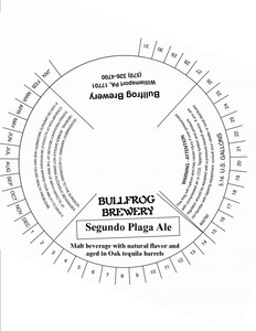 Bullfrog Brewery Segundo Plaga February 2014