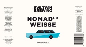 Evil Twin Brewing Nomader Weisse February 2014