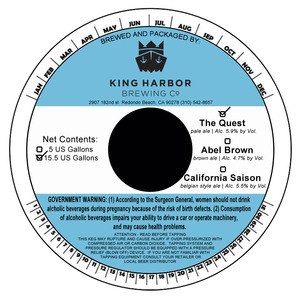 King Harbor Brewing Company February 2014