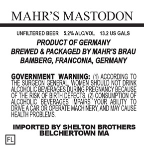 Mahr's Brau Mahr's Mastodon February 2014