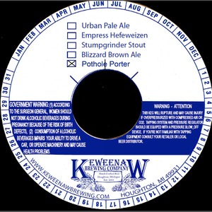 Keweenaw Brewing Company, LLC Pothole
