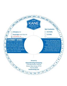 Kane Brewing Company Mysterioso