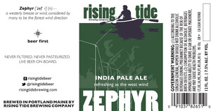 Rising Tide Brewing Company Zephyr