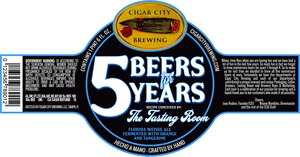 Cigar City Brewing 5 Beers For 5 Years