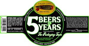 Cigar City Brewing 5 Beers For 5 Years