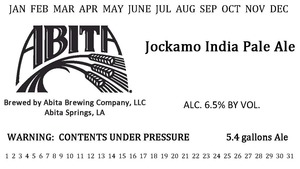 Abita Jockamo India Pale Ale February 2014