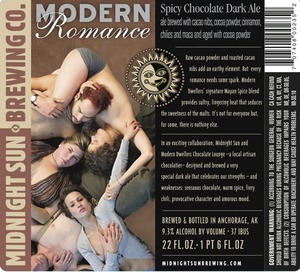 Midnight Sun Brewing Company Modern Romance February 2014