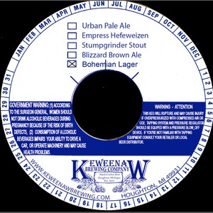 Keweenaw Brewing Company, LLC Bohemian