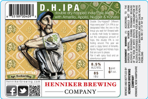 Henniker Brewing Company D.h. IPA February 2014