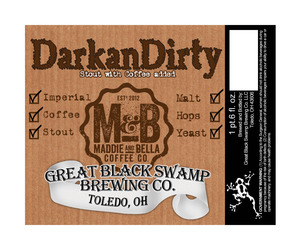 Great Black Swamp Brewing Co. Darkandirty Coffee Stout