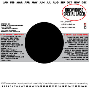 Brewhouse Special Lager February 2014
