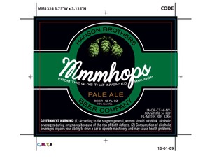 Hanson Brothers Beer Company Mmmhops February 2014