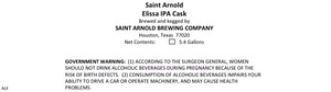 Saint Arnold Brewing Company Elissa IPA February 2014