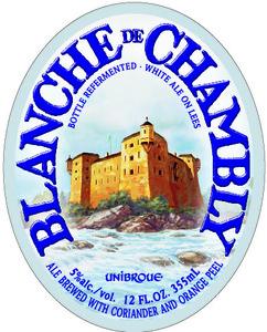 Unibroue Blanche De Chambly February 2014