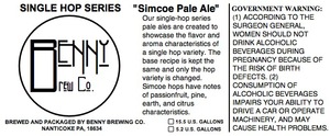 Benny Brew Co. Simcoe Pale Ale February 2014