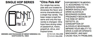 Benny Brew Co. Citra Pale Ale