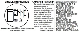 Benny Brew Co. Amarillo Pale Ale February 2014