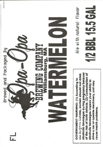 Opa Opa Brewing Co. Watermelon