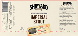 Shipyard Brewing Co. Imperial Stout February 2014