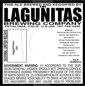 The Lagunitas Brewing Company Night Time