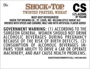 Shock Top Twisted Pretzel Wheat