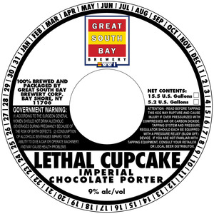 Great South Bay Brewery Lethal Cupcake February 2014