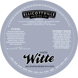 Ellicottville Brewing Company Winter Witte