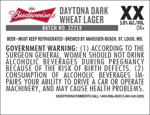 Budweiser Daytona Dark Wheat