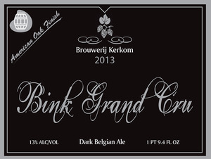 Brouwerij Kerkom Bink Grand Cru February 2014