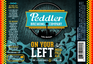 Peddler Brewing Company On Your Left India Pale Ale February 2014
