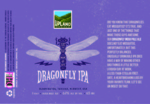 Upland Brewing Co. Dragonfly IPA