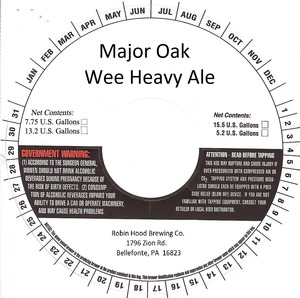 Major Oak Wee Heavy February 2014