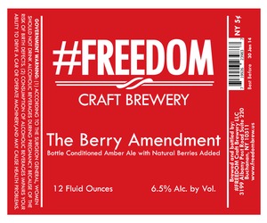 #freedom Craft Brewery The Berry Amendment