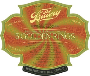 The Bruery Bourbon Barrel Aged 5 Golden Rings