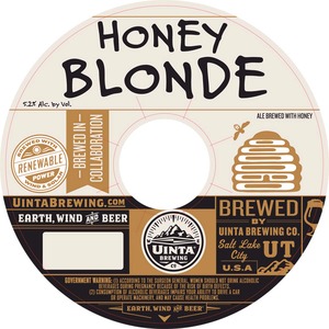Uinta Brewing Company Honey Blonde February 2014