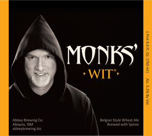 Abbey Brewing Company Monks' Wit February 2014