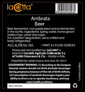 La Cotta Ambrata February 2014