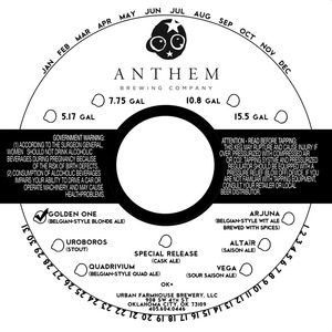 Anthem Brewing Company Golden One