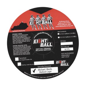 Ei8ht Ball Brewing Michael J Bocks