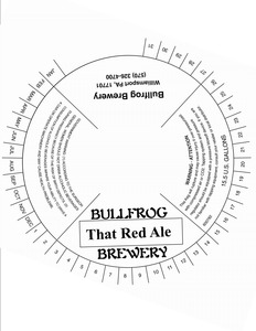 Bullfrog Brewery That Red Ale