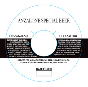 Anzalone Special Beer February 2014