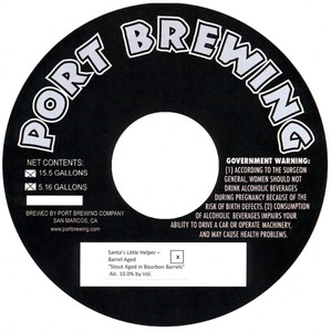 Port Brewing Company Santa's Little Helper - Barrel Aged February 2014