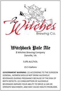 2 Witches Brewing Company Witchback Pale Ale