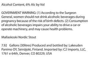 Mallaskoski Nordic Stout February 2014