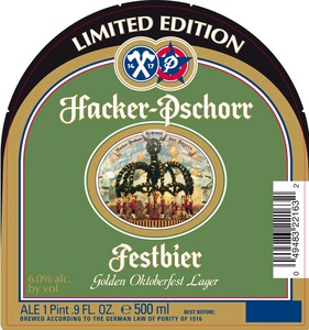 Hacker Pschorr Festbier February 2014