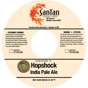 Hopshock India Pale Ale February 2014