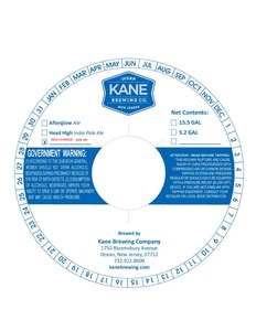 Kane Brewing Company Sea Change February 2014