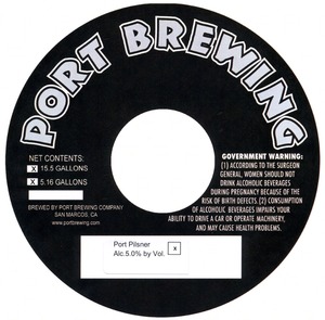 Port Brewing Company Port Pilsner