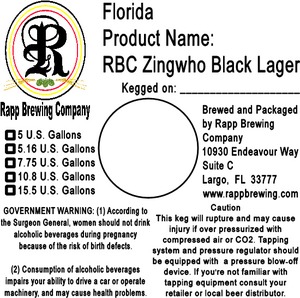 Rapp Brewing Company Rbc Zingwho