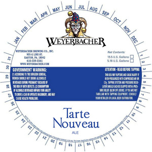 Weyerbacher Tarte Nouveau